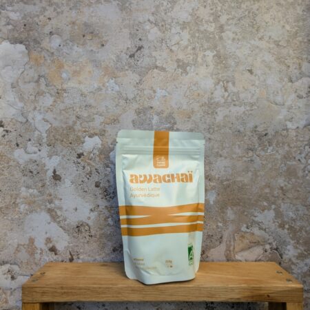 Golden latte Awachaï de chez Label(le) Brûlerie torréfaction de café Bio Villeurbanne